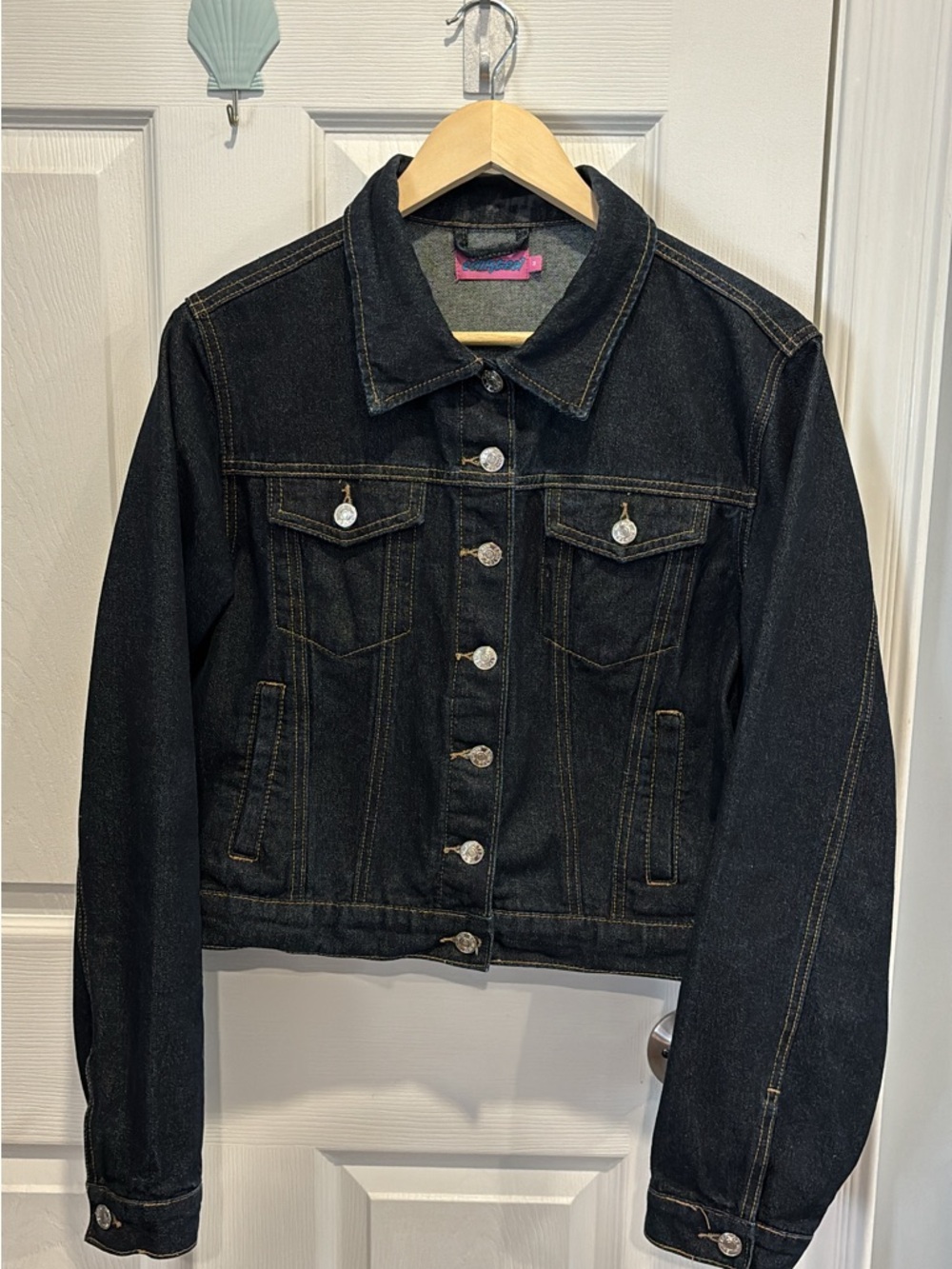 Edikted Dark Denim Jacket